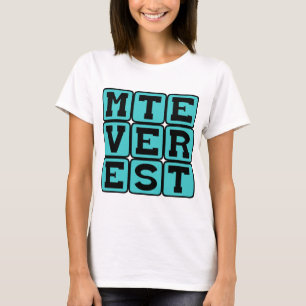Mt Everest, Tallest Mountain in the World T-Shirt