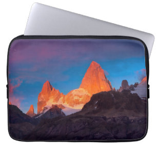 Mt Fitz Roy At Sunrise Laptop Sleeve