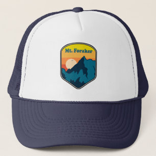 Mt. Foraker Alaska Sunrise Trucker Hat