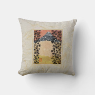 Mt. Fuji 16"x16" Throw Pillow