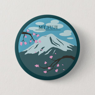 Mt. Fuji 2 Inch Round Button