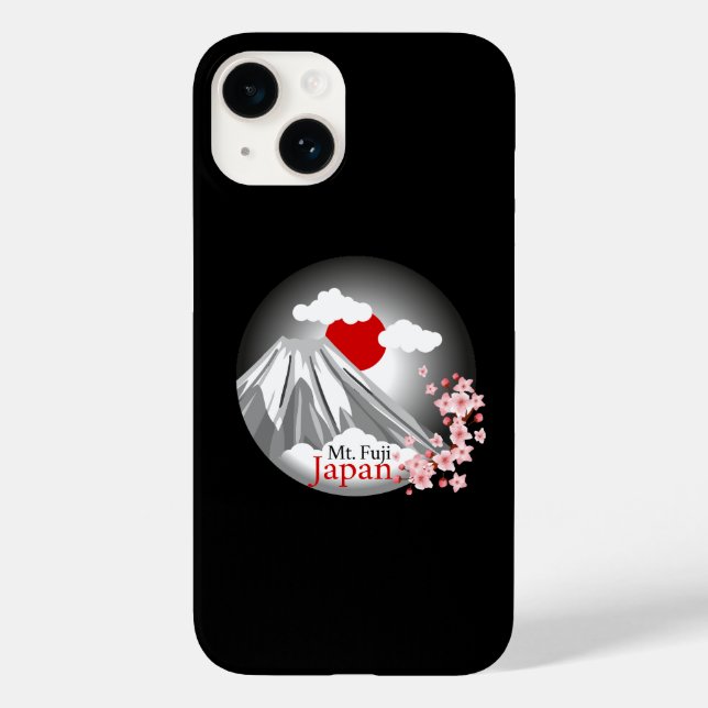 Mt. Fuji Abstract Landscape  Case-Mate iPhone Case (Back)