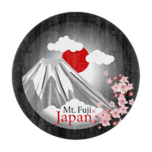 Mt. Fuji Abstract Landscape Cutting Board