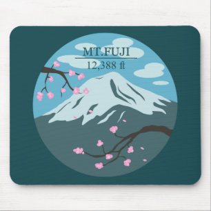 Mt. Fuji Altitude Mouse Pad