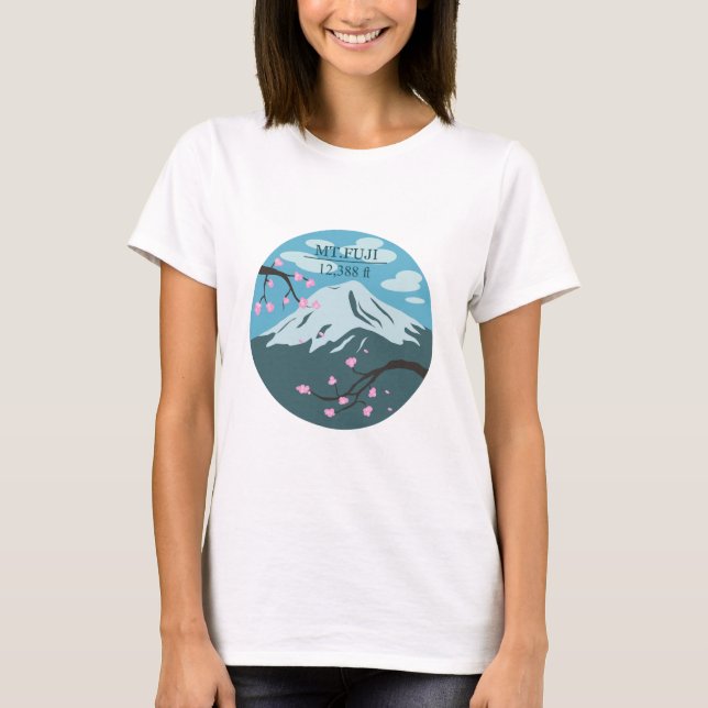 Mt. Fuji Altitude T-Shirt (Front)