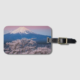 Mt Fuji and Cherry Blossoms Luggage Tag