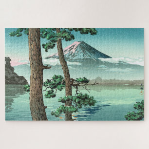 Mt Fuji from Lake Kawaguchi by Tsuchiya Koitsu Jigsaw Puzzle