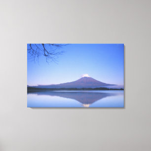 Mt. Fuji from Motosu Lake, Yamanashi, Japan Canvas Print