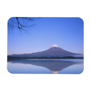Mt. Fuji from Motosu Lake, Yamanashi, Japan Magnet