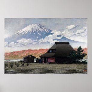 Mt. Fuji from Narusawa Kawase Hasui  1952 Poster