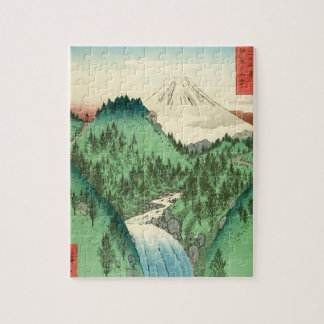 Mt. Fuji from the Izu Mts. - Utagawa Hiroshige Jigsaw Puzzle