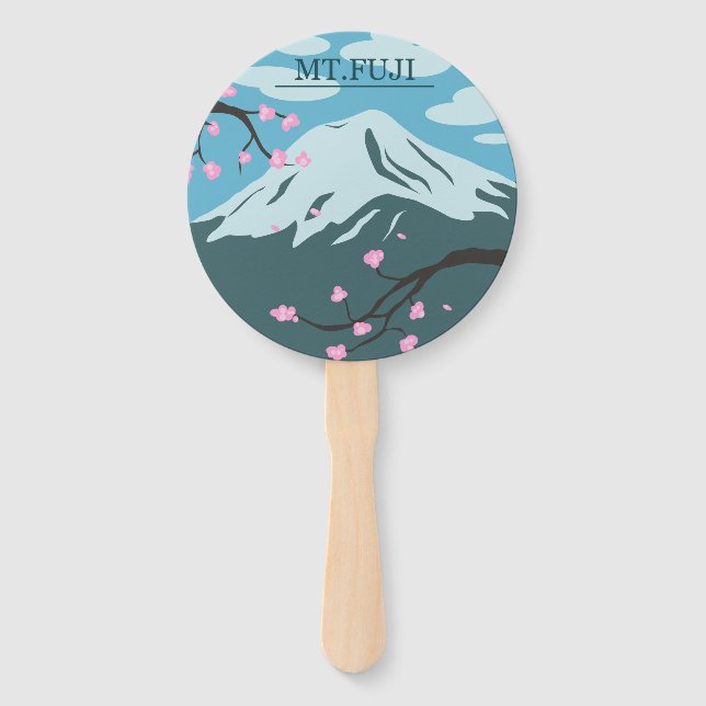 Mt. Fuji Hand Fan (Front)