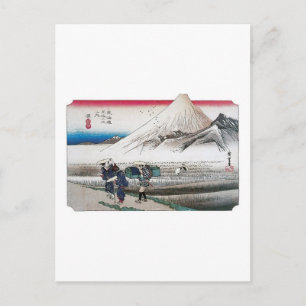 Mt. Fuji in the Morning, Japan circa 1831-1834 Postcard