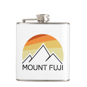 Mt. Fuji Japan Retro Hip Flask