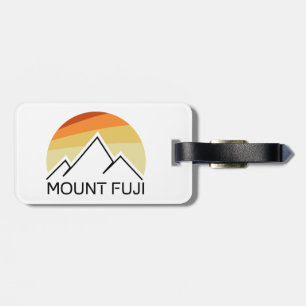Mt. Fuji Japan Retro Luggage Tag