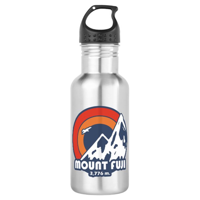 Mt. Fuji Japan Sun Eagle 532 Ml Water Bottle (Front)