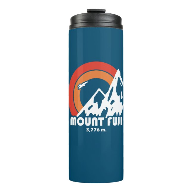 Mt. Fuji Japan Sun Eagle Thermal Tumbler (Front)