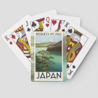 Mt Fuji Japan Travel Poster Vintage Art