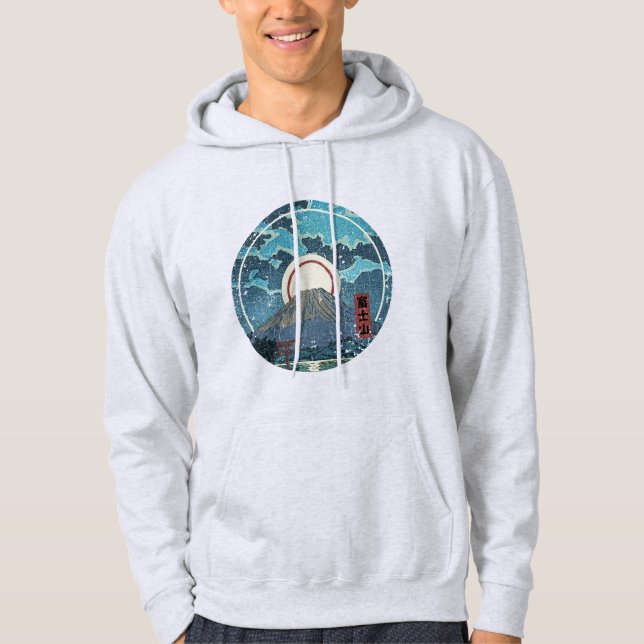 Mt. Fuji Moon Hoodie (Front)