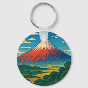 Mt. Fuji Original Artwork Keychain