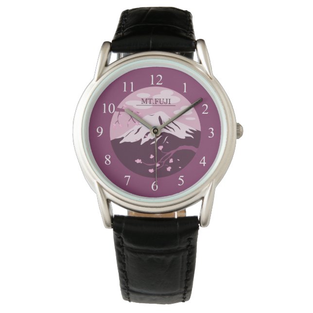 Mt. Fuji (Pink) Watch (Front)