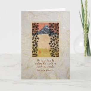Mt. Fuji Retirement Card