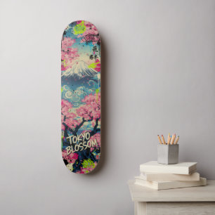 Mt.FUJI＆SAKURA Skateboard Art – Japanese Spirit