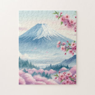 Mt. Fuji & Sakura – Spring Puzzle