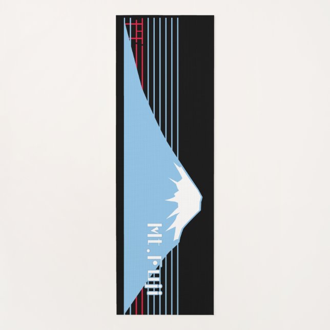 Mt. Fuji seen from the eastwest. Yoga Mat (Front)
