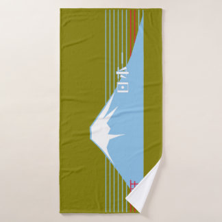 Mt. Fuji seen from the northeast. Bath Towel