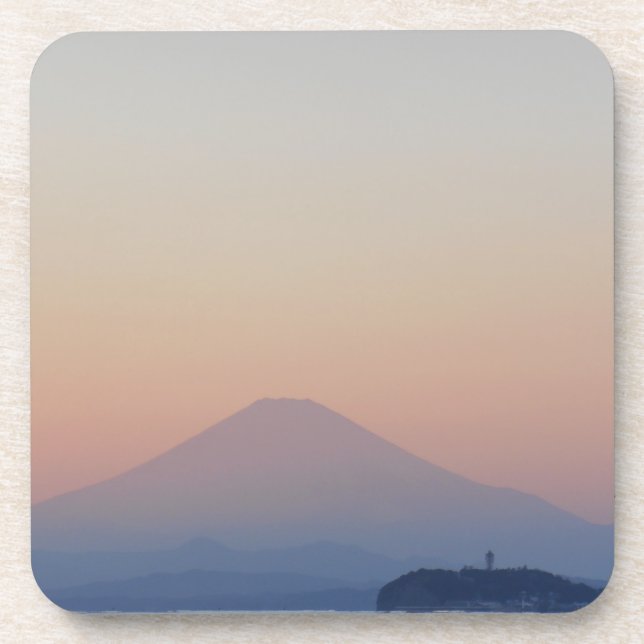 Mt Fuji Sunset Coaster (Front)