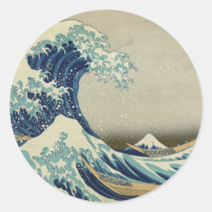 Mt. Fuji view 01 Classic Round Sticker