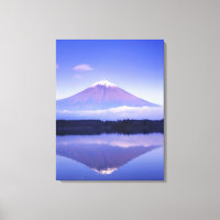Mt. Fuji with Lenticular Cloud, Motosu Lake,