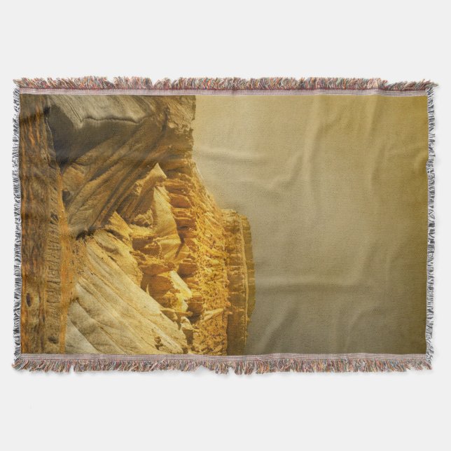 Mt. Garfield Throw Blanket (Front)