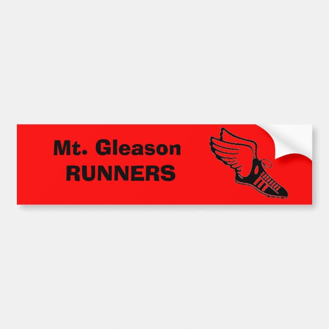 Mt. Gleason RUNNERS Bumper Sticker (Front)