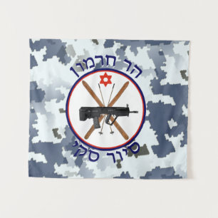 Mt. Hermon Ski Patrol - Snow Camo Tapestry