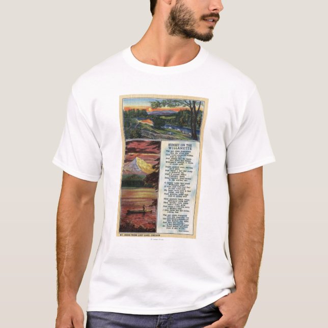 Mt. Hood from Lost Lake View T-Shirt (Front)