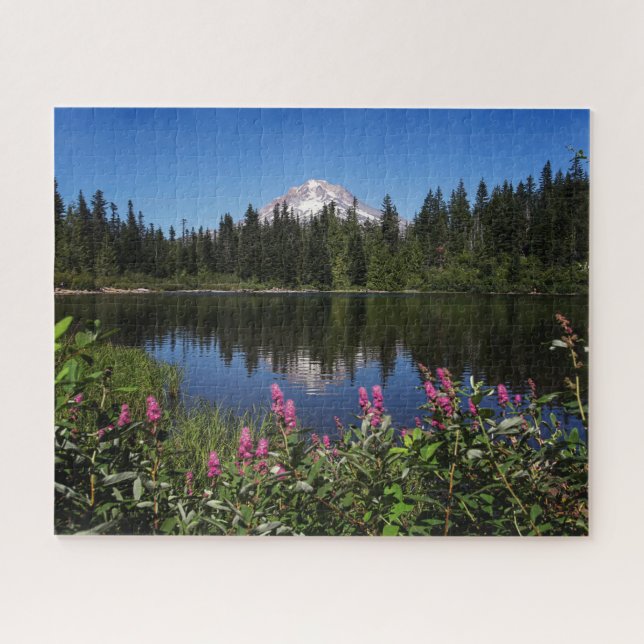 Mt Hood Lake Reflection Jigsaw Puzzle (Horizontal)