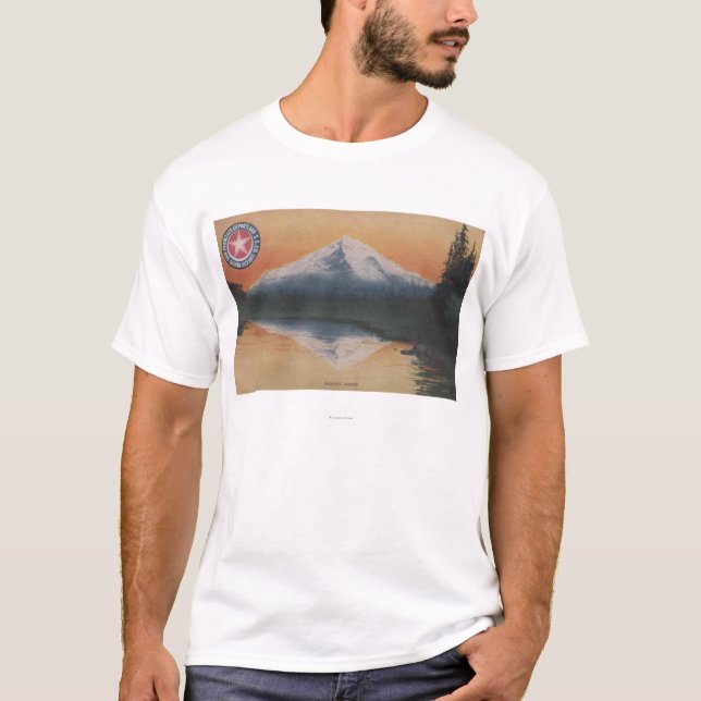 Mt. Hood, Oregon - San Francisco to Portland T-Shirt (Front)