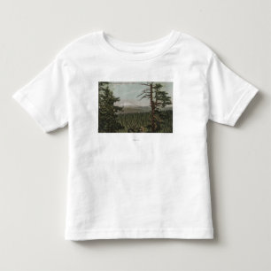 Mt. Hood, Oregon - View of Mountain from Distant Toddler T-shirt