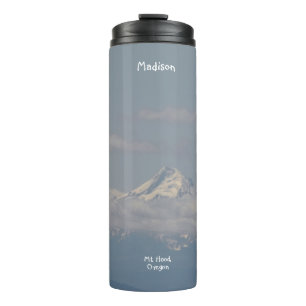 Mt. Hood, Oregon with Clouds Photo Personalized Thermal Tumbler