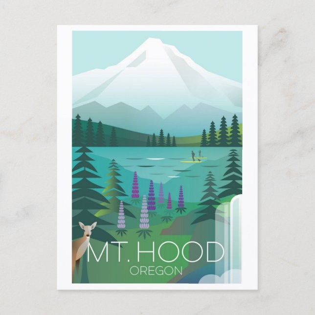 Mt. Hood Postcard (Front)