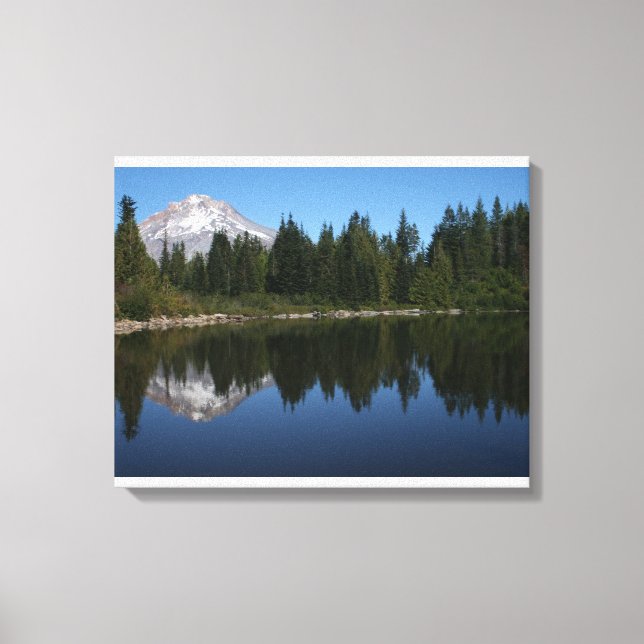 Mt. Hood Reflected in Mirror Lake Canvas Print (Front)