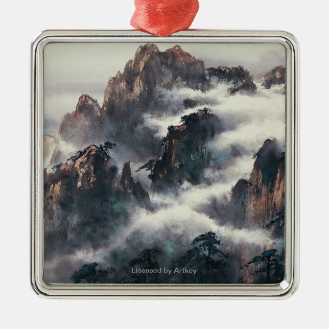 MT. HUANG SHAN METAL ORNAMENT (Front)