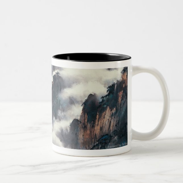MT. HUANG SHAN Two-Tone COFFEE MUG (Right)
