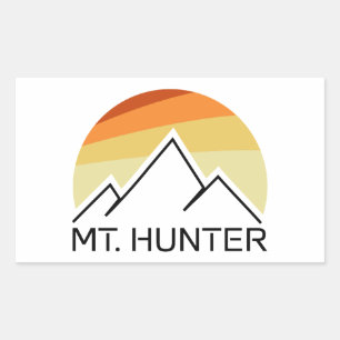 Mt. Hunter Alaska Retro Sticker