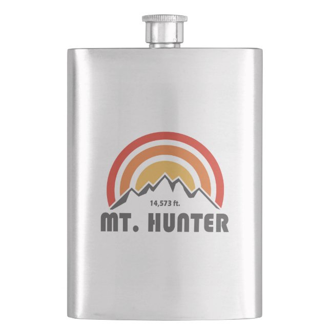 Mt. Hunter Hip Flask (Front)