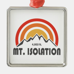 Mt. Isolation New Hampshire Metal Ornament