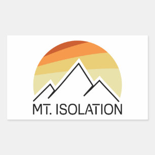 Mt. Isolation New Hampshire Retro Sticker
