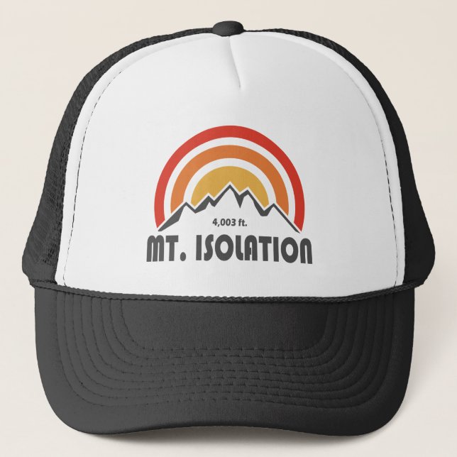 Mt. Isolation New Hampshire Trucker Hat (Front)